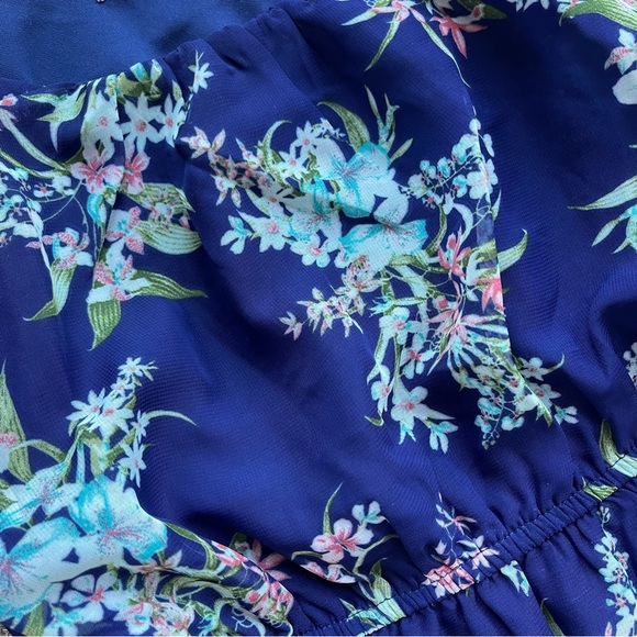Freebird Navy Floral Dress - Picture 2 of 4